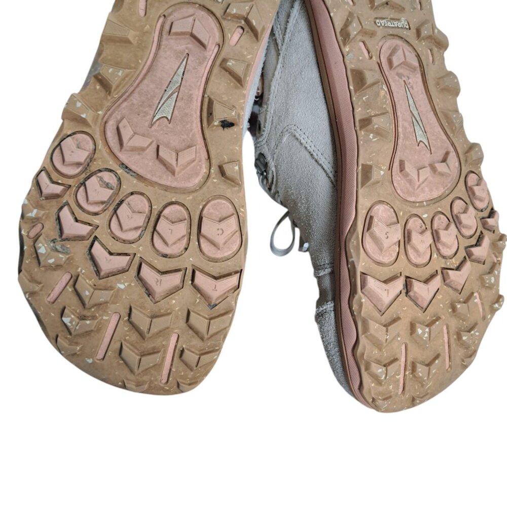 Altra Lone Peak Alpine Trail Running Sneakers Size 7 Hiking Suede Beige Outdoor - Picture 9 of 15